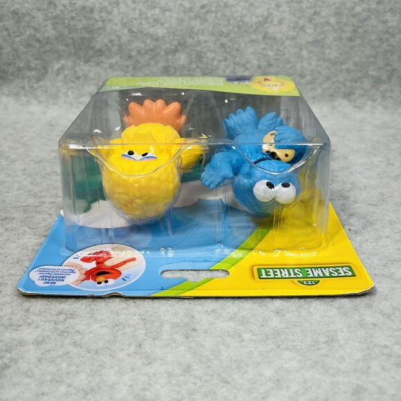Just Play Sesame Street 2 Pack Cookie Monster & Big Bird 3" Figure Toy Set NIB‎ - Picture 3 of 8